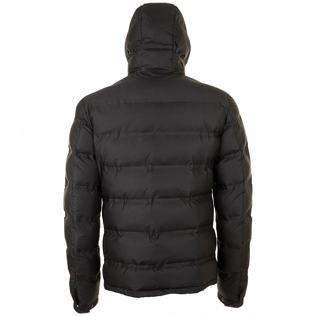 Куртка мужская RIDLEY MEN, черная с логотипом  заказать по выгодной цене в кибермаркете AvroraStore