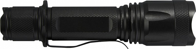 Mears Перезаряжаемый тактический фонарь мощностью 5 Вт, черный с логотипом  заказать по выгодной цене в кибермаркете AvroraStore