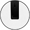 Часы настенные Lander, белые с черным с логотипом  заказать по выгодной цене в кибермаркете AvroraStore
