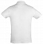 Рубашка поло стретч мужская EAGLE, белая с логотипом  заказать по выгодной цене в кибермаркете AvroraStore