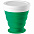 Складной стакан Astrada, зеленое яблоко с логотипом  заказать по выгодной цене в кибермаркете AvroraStore