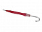 Зонт-трость полуавтомат Майорка, красный/серебристый с логотипом  заказать по выгодной цене в кибермаркете AvroraStore