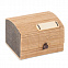 Настольный блок бумаги из бамбу с логотипом  заказать по выгодной цене в кибермаркете AvroraStore