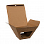 Коробка для чайных пар 27600, 27800, размер 17,2х10,94х8,2 см,  микрогофрокартон, коричневый с логотипом  заказать по выгодной цене в кибермаркете AvroraStore