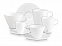 Чайная пара Caffe Club White с логотипом  заказать по выгодной цене в кибермаркете AvroraStore