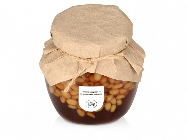 Кедровые орешки в сиропе из сосновых шишек с логотипом  заказать по выгодной цене в кибермаркете AvroraStore