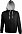 Толстовка мужская Soul men 290 с контрастным капюшоном, белая с логотипом  заказать по выгодной цене в кибермаркете AvroraStore