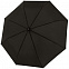 Складной зонт Fiber Magic Superstrong, черный с логотипом  заказать по выгодной цене в кибермаркете AvroraStore