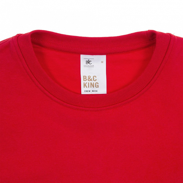 Свитшот унисекс King, оранжевый с логотипом  заказать по выгодной цене в кибермаркете AvroraStore