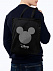 Холщовая сумка «Микки Маус. Oh, Boy», черная с логотипом  заказать по выгодной цене в кибермаркете AvroraStore