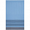 Плед Friolenta, синий с голубым с логотипом  заказать по выгодной цене в кибермаркете AvroraStore