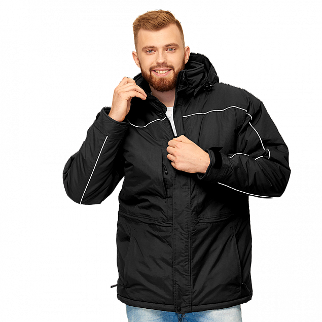 Куртка мужская 31M Чёрный с логотипом  заказать по выгодной цене в кибермаркете AvroraStore