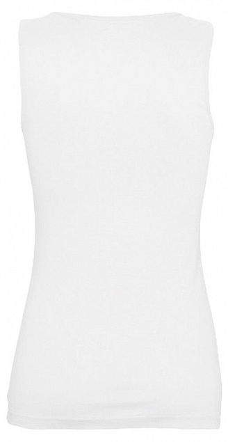 Майка женская JANE 150, белая с логотипом  заказать по выгодной цене в кибермаркете AvroraStore