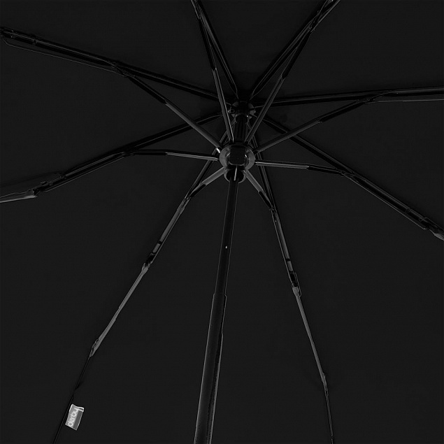 Зонт складной Mini Hit Dry-Set, черный с логотипом  заказать по выгодной цене в кибермаркете AvroraStore