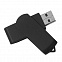 USB flash-карта SWING (8Гб), черный, 6,0х1,8х1,1 см, пластик с логотипом  заказать по выгодной цене в кибермаркете AvroraStore