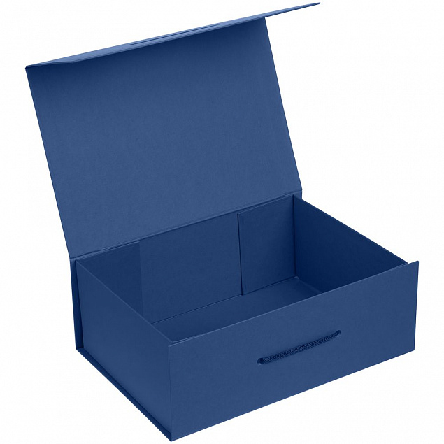 Коробка Selfmade, синяя с логотипом  заказать по выгодной цене в кибермаркете AvroraStore