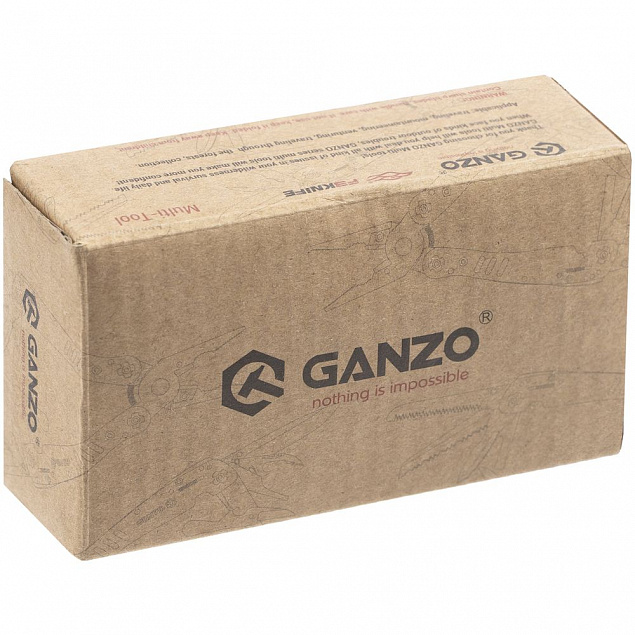 Мультитул Ganzo G104, серебристый с логотипом  заказать по выгодной цене в кибермаркете AvroraStore