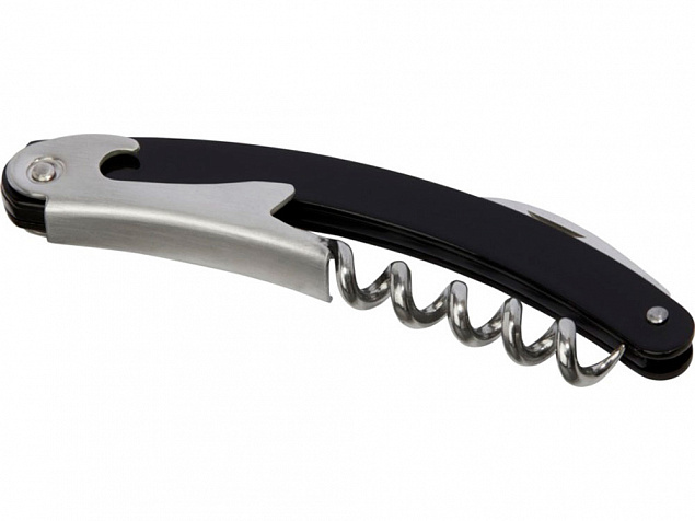 Складной нож Nordkapp, черный с логотипом  заказать по выгодной цене в кибермаркете AvroraStore