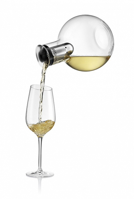 Декантер для вина Drip-free с охлаждающей подставкой с логотипом  заказать по выгодной цене в кибермаркете AvroraStore
