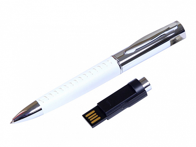 USB 2.0- флешка на 16 Гб в виде ручки с мини чипом с логотипом  заказать по выгодной цене в кибермаркете AvroraStore
