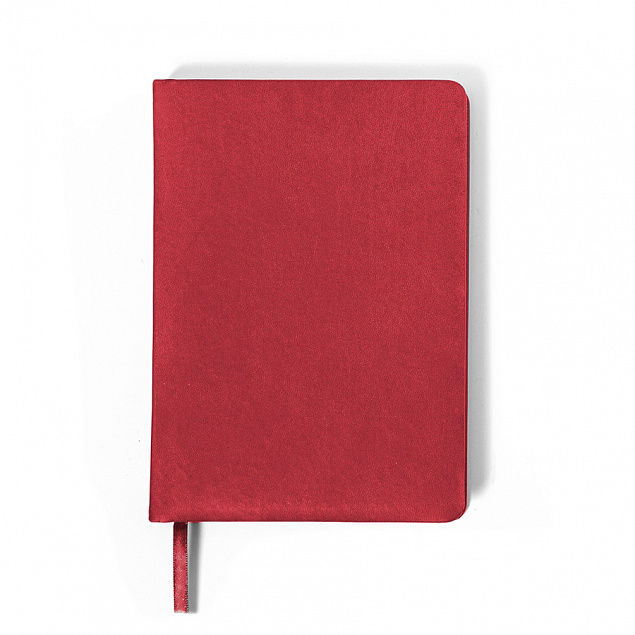 Ежедневник недатированный Duncan, А5,  красный, белый блок с логотипом  заказать по выгодной цене в кибермаркете AvroraStore