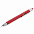 Ручка шариковая Construction, мультиинструмент, серебристая с логотипом  заказать по выгодной цене в кибермаркете AvroraStore