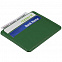 Чехол для карточек Nebraska, зеленый с логотипом  заказать по выгодной цене в кибермаркете AvroraStore