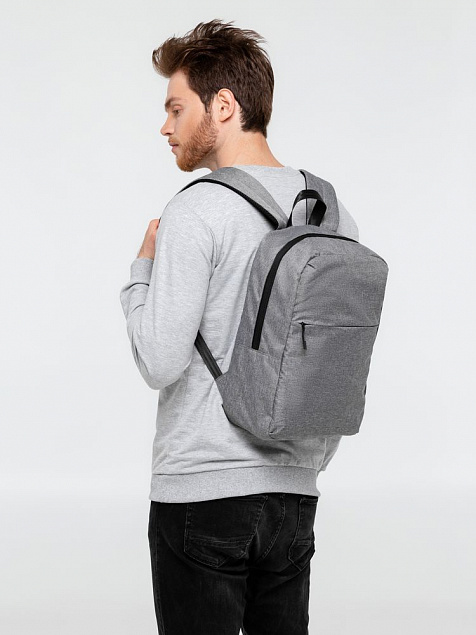 Рюкзак Burst Simplex, серый с логотипом  заказать по выгодной цене в кибермаркете AvroraStore