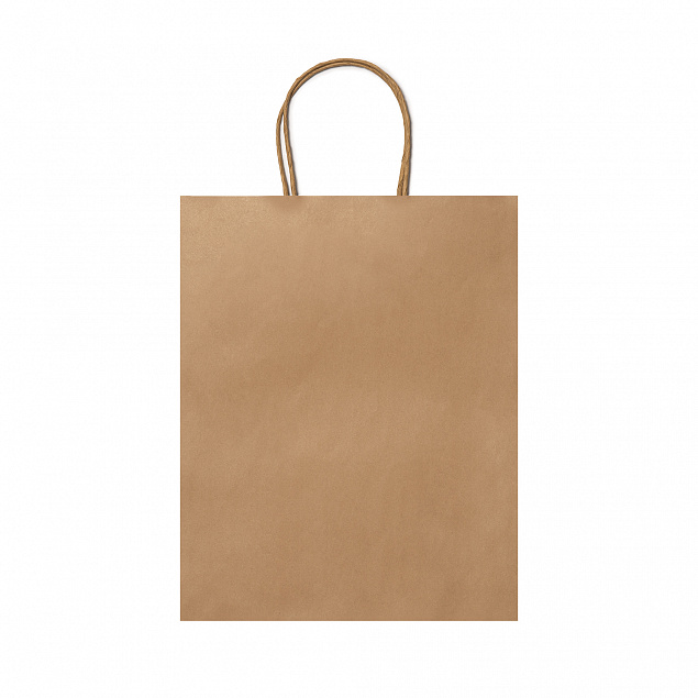 Пакет бумажный ARCE, Бежевый с логотипом  заказать по выгодной цене в кибермаркете AvroraStore