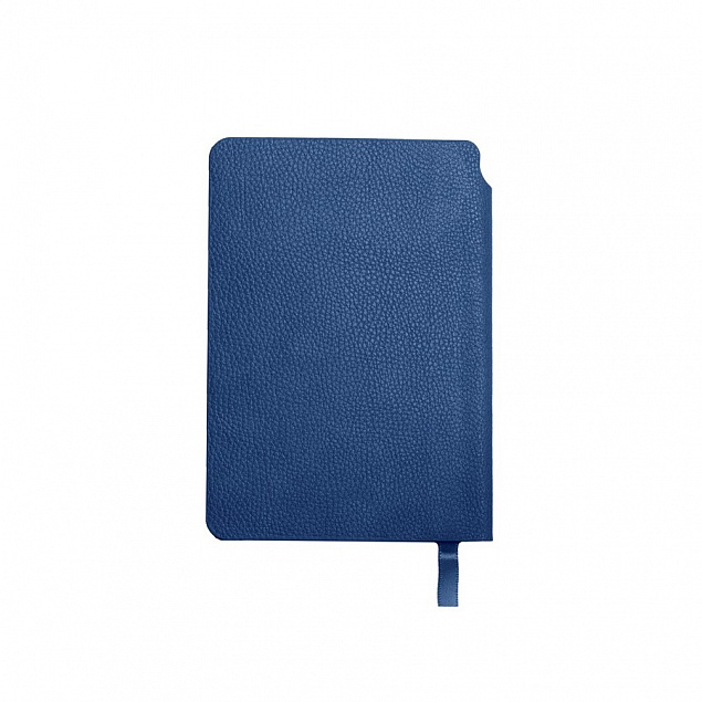 Ежедневник недатированный SALLY, A6, синий, кремовый блок с логотипом  заказать по выгодной цене в кибермаркете AvroraStore