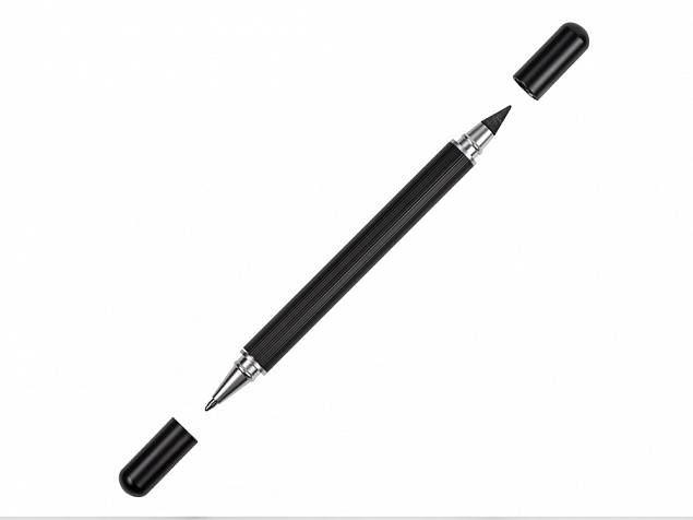 Металлическая ручка и вечный карандаш «Van Gogh» с рельефным покрытием с логотипом  заказать по выгодной цене в кибермаркете AvroraStore
