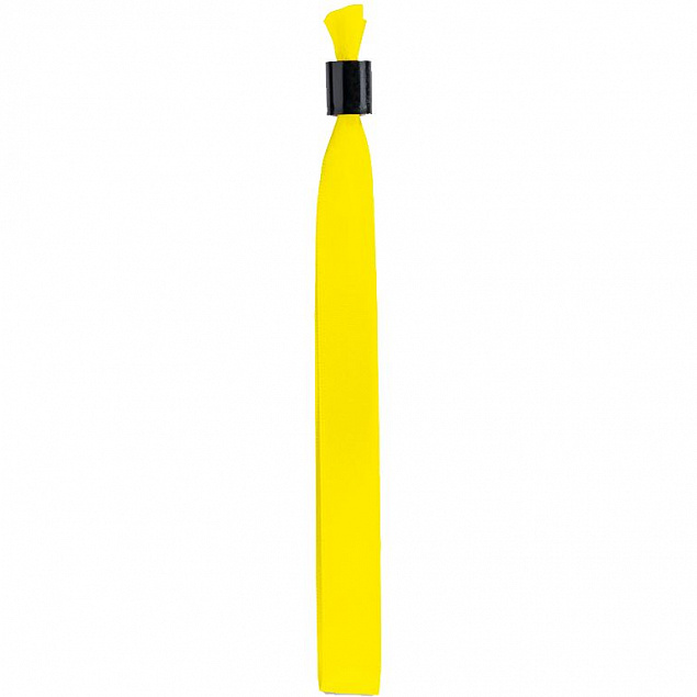 Несъемный браслет Seccur, желтый с логотипом  заказать по выгодной цене в кибермаркете AvroraStore