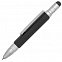 Блокнот Lilipad с ручкой Liliput, черный с логотипом  заказать по выгодной цене в кибермаркете AvroraStore