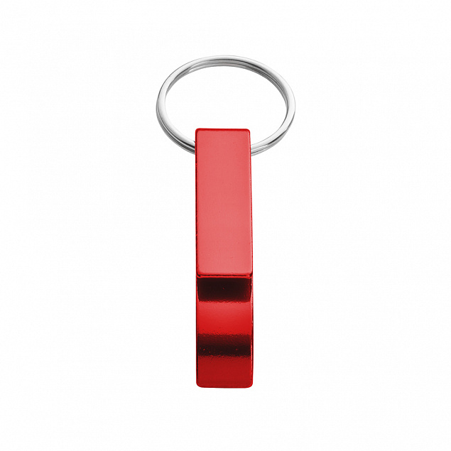 Брелок-открывашка Бавария - Красный PP с логотипом  заказать по выгодной цене в кибермаркете AvroraStore