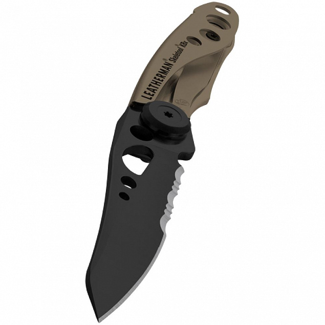 Нож Skeletool KBX, серебристый с логотипом  заказать по выгодной цене в кибермаркете AvroraStore