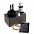 Ароматизатор в машину Sentir Deflector, черный, табак и ваниль с логотипом  заказать по выгодной цене в кибермаркете AvroraStore