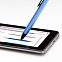 Ручка шариковая со стилусом FLUTE TOUCH, синий с логотипом  заказать по выгодной цене в кибермаркете AvroraStore