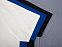 Футболка унисекс T2, синяя с логотипом  заказать по выгодной цене в кибермаркете AvroraStore