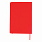 Блокнот с закладкой-фонариком, красный с логотипом  заказать по выгодной цене в кибермаркете AvroraStore