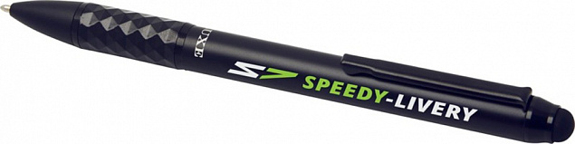 Tactical Dark шариковая ручка со стилусом, черный с логотипом  заказать по выгодной цене в кибермаркете AvroraStore