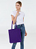 Холщовая сумка Avoska, фиолетовая с логотипом  заказать по выгодной цене в кибермаркете AvroraStore