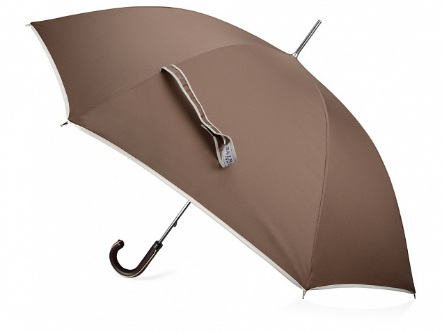 Зонт-трость «Ривер» с логотипом  заказать по выгодной цене в кибермаркете AvroraStore