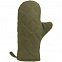 Прихватка-рукавица детская «Младший шеф», темно-зеленая с логотипом  заказать по выгодной цене в кибермаркете AvroraStore