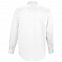 Рубашка мужская с длинным рукавом BEL AIR, белая с логотипом  заказать по выгодной цене в кибермаркете AvroraStore