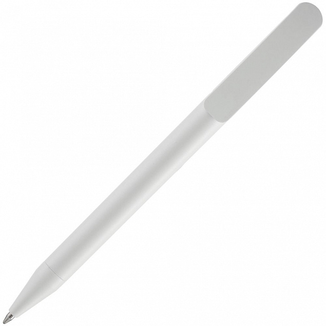 Ручка шариковая Prodir DS3 TMM, белая матовая с логотипом  заказать по выгодной цене в кибермаркете AvroraStore