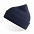 Шапка NELSON в рубчик с отворотом,100%  органический хлопок, голубой с логотипом  заказать по выгодной цене в кибермаркете AvroraStore