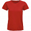 Футболка женская Pioneer Women, красная с логотипом  заказать по выгодной цене в кибермаркете AvroraStore