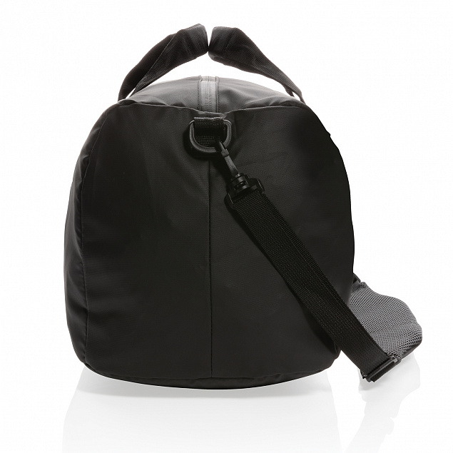 Дорожная сумка Fashion Black (без содержания ПВХ) с логотипом  заказать по выгодной цене в кибермаркете AvroraStore