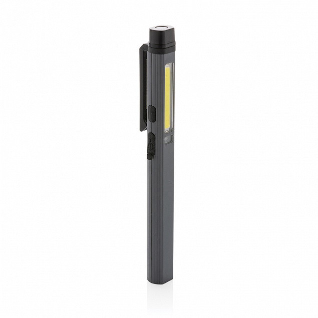Фонарь-ручка Gear X из переработанного пластика RCS, COB и LED с логотипом  заказать по выгодной цене в кибермаркете AvroraStore