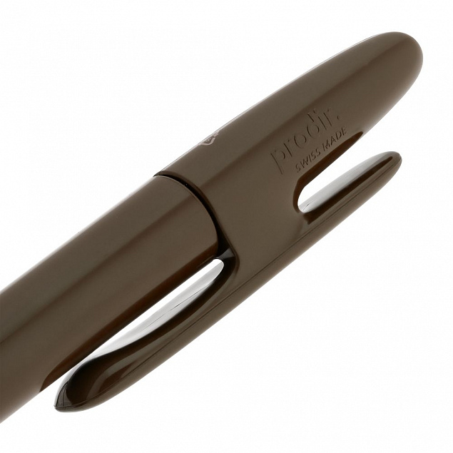 Ручка шариковая Prodir DS5 TJJ Regenerated, серо-коричневая с логотипом  заказать по выгодной цене в кибермаркете AvroraStore